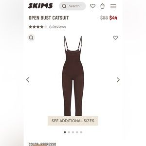 Skims • Open Bust Shapewear • NWT • Never Worn • Size 4X • Colors Tan & Brown